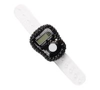 Clickers de dedo para contar, contador de recuento digital | LCD Mostrar número de clicker,Anillo de la grabadora de fila de punto electrónico manual reinstrucible para una ronda atlética