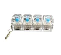 Clickers mecánicos de juguete con luz LED para clics portátiles y mejora de enfoque, llavero portátil de oficina