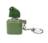 Clicking Fidget Toy, Adult Fidget Toys, Stress-Reducing Sensory Game with Glow and Sound, Frog Keychain for Youth, Child, Workplace, School, Backpack, Travel, Green