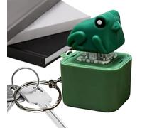 Clicking Fidget Toy - Glow Frog Sensory Keychain, Sound Clicker Stress Relief Toy for Adults and Kids, Portable Backpack Fidget Game for Travel, School, Workplace and Daily Sensory Play