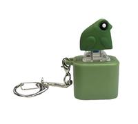 Clicking Fidget Toy, Stress-Relief Sensory Game for Adults & Kids, Glow & Sound Frog Keychain, Travel, School, Workplace, Classroom, Backpack Fun