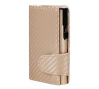 CLICKSAFE Monedero Unisex para Accesorios de Viaje, champán, 10,0 x 6,5 x 2,5 cm