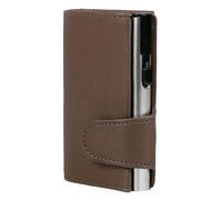 CLICKSAFE Monedero Unisex para Accesorios de Viaje, marrón, 10,0 x 6,5 x 2,5 cm