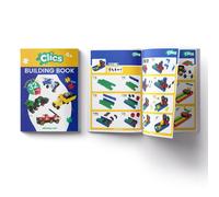 Clics CP017 Libro de construcción, Multicolor, Aprendizaje Divertido para niños