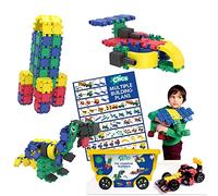 Clics Juguetes de construcción para niños a Partir de 3 años, Juguetes educativos creativos en un Set de 377 Piezas, Bloques de construcción para niñas y niños, Juguetes Montessori Stem,