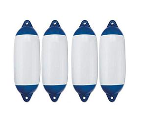 CLICSON® - Kit de 4 defensas inflables para embarcaciones. Dimensiones: 120 x 450 mm