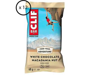 Clif Bar - Alimentación/hidratación - Pack Clif Bar White Chocolate Macadamia (x12) one size