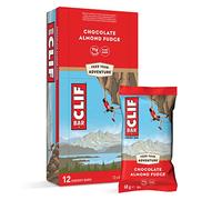 Clif Bar Barrita Energética de Avena y Chocolate con Almendras, (pack con 12 x 68 g)