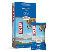 CLIF BAR Chocolate Chip Barritas Energéticas, 12 x 68 g