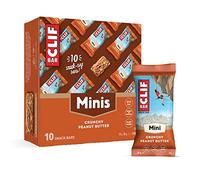 Clif Bar Minis, barritas energéticas, vitaminas B12 y B6, crujiente mantequilla de cacahuete, 12 x 28 g