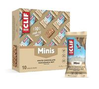 CLIF BAR Minis | Snack Bar | White Chocolate Macadamia Nut | 4g de Proteínas Vegetales | Barritas Snack para Llevar | 10 x 28 g