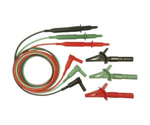 CLIFF CIH29916 - Set de cables de medición de seguridad (macho 4 mm, punta de prueba] 1.50 m Verde, Rojo, Negro 1 pc(s)