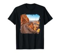 Cliff Edge Desert Road Canyon Sendero sinuoso escénico Camiseta