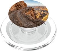 Cliff Edge Desert Road Canyon Sendero sinuoso escénico PopSockets PopGrip para MagSafe