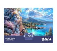 Cliff para escaladores Rompecabezas Clásico Antiestrés, Lago Montañas Cartón Resistente, Concentración, Actividad After-School, Regalo De Cumpleaños Sorpresa 70x50cm/1000pcs