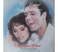 CLIFF RICHARD AND SARAH BRIGHTMAN - ALL I ASK OF YOU 12 INCH (12" SINGLE) UK POLYDOR 1986