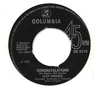 Cliff Richard - CLIFF RICHARD Congratulations 7" 45