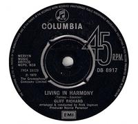 Cliff Richard - Cliff Richard - Living In Harmony - 7 INCH VINYL / 45