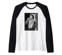 Cliff Richard muérdago y Cantante de Vino en Vivo en 1985 Camiseta Manga Raglan