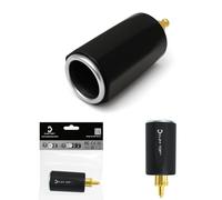 Cliff Top Adaptador de enchufe DIN Hella a encendedor de cigarrillos, compatible con motocicletas BMW y Triumph, adaptador de enchufe de 12 V/24 V