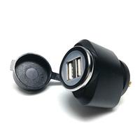 Cliff Top Adaptador de Motocicleta Hella (DIN) a USB (Mini) de 2,2 amperios, Compatible con Motocicletas BMW