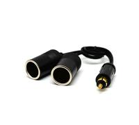 Cliff Top Adaptador Hella(DIN) a Encendedor de Cigarrillos estándar Doble - Extensión de Cable