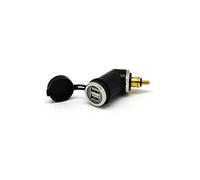 Cliff-Top Cargador USB DIN (Hella) para Motocicleta de 4,6 amperios, Compatible con Motocicletas BMW (ángulo Corto)