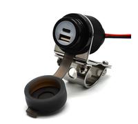 Cliff Top Cargador USB para Manillar de Motocicleta de Aluminio PD USB-C y QC 3.0 de 36 W para Manillar de 7/8 Pulgadas y 1 Pulgada, Evita el Drenaje de la batería (Negro)