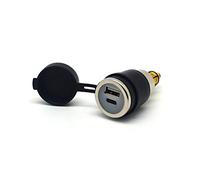 Cliff-Top Motorcycle Tipo-C DIN (Hella) Cargador USB, Compatible con BMW Motorcycles (Type-C Mini)