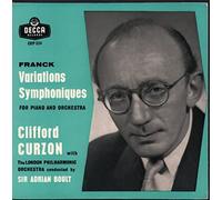 Clifford Curzon - FRANCK VARIATIONS SYMPHONIQUES 7 INCH (7" VINYL 45) UK DECCA 1958
