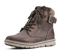 CLIFFS BY WHITE MOUNTAIN Shoes Kelsie Botines estilo senderismo con cordones para mujer, Marrón/Tela, 37 EU