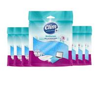 Clim Antibacterial. 8 Bayetas Multiusos 100% Microfibra con Tratamiento antibacterias y limón.