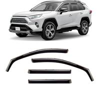 CLIM ART en Canal Deflectores de Aire para/compatible con Toyota RAV4 2019-2026 XA50 - Deflectors Ventanilla - Accesorios Coche - Derivabrisas -Deflectores de Viento - Cortavientos Ventana Coche-4ud N