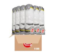 Clim Profesional - 6 Plumeros de Microfibra con Cabezal Extra Desmontable, para Limpieza Profesional de Muebles y Superficies Delicadas. Uso en Seco o Húmedo.