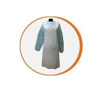 Clim Profesional Delantal desechable blanco Polietileno. Caja 1000 uds