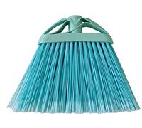Clim Profesional Escoba Ecológica Plana de Fibras Duras Línea Eco Ocean Fabricada con Plástico Marino Reciclado. Color Verde Agua. Cepillo de Barrer de 6 cm de Ancho y 4 cms de Alto.
