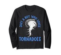 Clima Tornado Birthday Boy Storm Chaser Boys Kids Manga Larga
