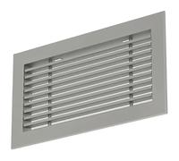 Climaconnect Rejilla de aluminio - con resortes de sujeción - 400x200 mm - Aluminio anodizado