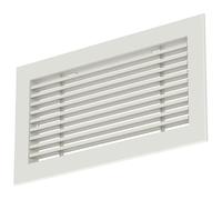 Climaconnect Rejilla de aluminio - con resortes de sujeción - 400x200 mm - RAL 9010