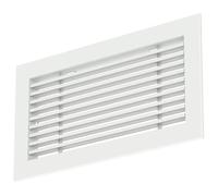 Climaconnect Rejilla de aluminio - con resortes de sujeción - 400x200 mm - RAL 9016