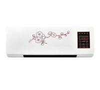 Climafy Air Conditioner, 2025 New Split Max Air Conditioner- Next-Gen Split Max Tech, Zero Installation Wall/Portable, Super Quiet & Remote Control for Bedroom/Office (White Red Flower)