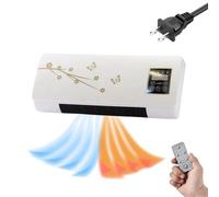 Climafy Air Conditioner,Portable Air Conditioning Split Max,Multifunctional Wall Air Acondicioner Cooling and Heating,No Install,Remote Control,For Home (Golden Flower)
