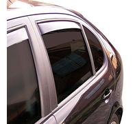 ClimAir 4451Dark Deflectores de aire Master Negro (trasera) compatible con Volkswagen Golf 7 Variant 2013