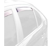 ClimAir Car Comfort Deflectores de Aire Master Negro (Trasera) Compatible con BMW Serie 5 E60 Berlina 2003-2010