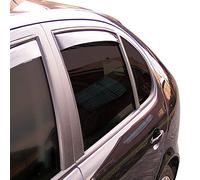 ClimAir Car Comfort Deflectores de Aire Master Negro (Trasera) Compatible con Skoda Kamiq (NW) 2019-