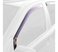 ClimAir Car Comfort Deflectores de Aire Negro Compatible con Ford Fiesta 5 Puertas 2002-2008