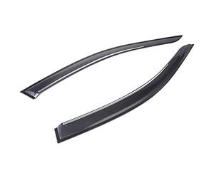 ClimAir Car Comfort Deflectores de Aire Negro Compatible con Opel Frontera 3/5 Puertas 1998-2003