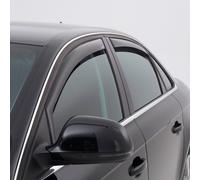ClimAir Car Comfort Deflectores de Aire (Delanteras) Negro Compatible con Opel Grandland X 2017