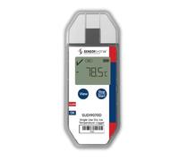 ClimateLog24 Registrador de datos de temperatura con PDF + CSV Report Single-use & Multi-Use Variantes para Farmacéutica, Alimentos y Cadena de Frío (Single-Use Dry-Ice Data Logger para temperatura
