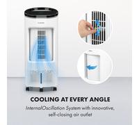 Climatizador de aire 4 en 1 IceWind Plus 330 m³/h con control remoto de oscilación Klarstein